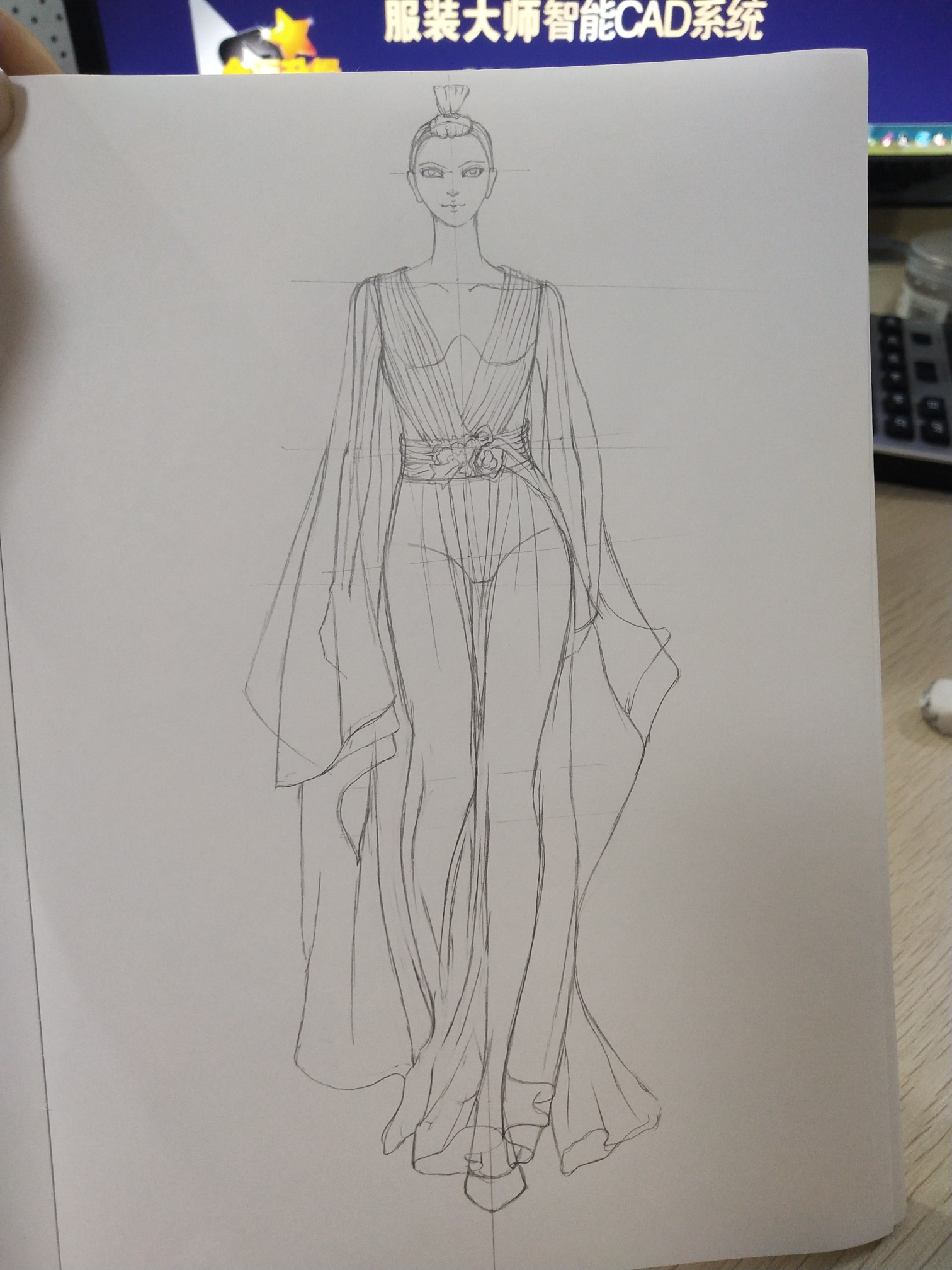 马克笔步骤效果图!-服装画/服装设计