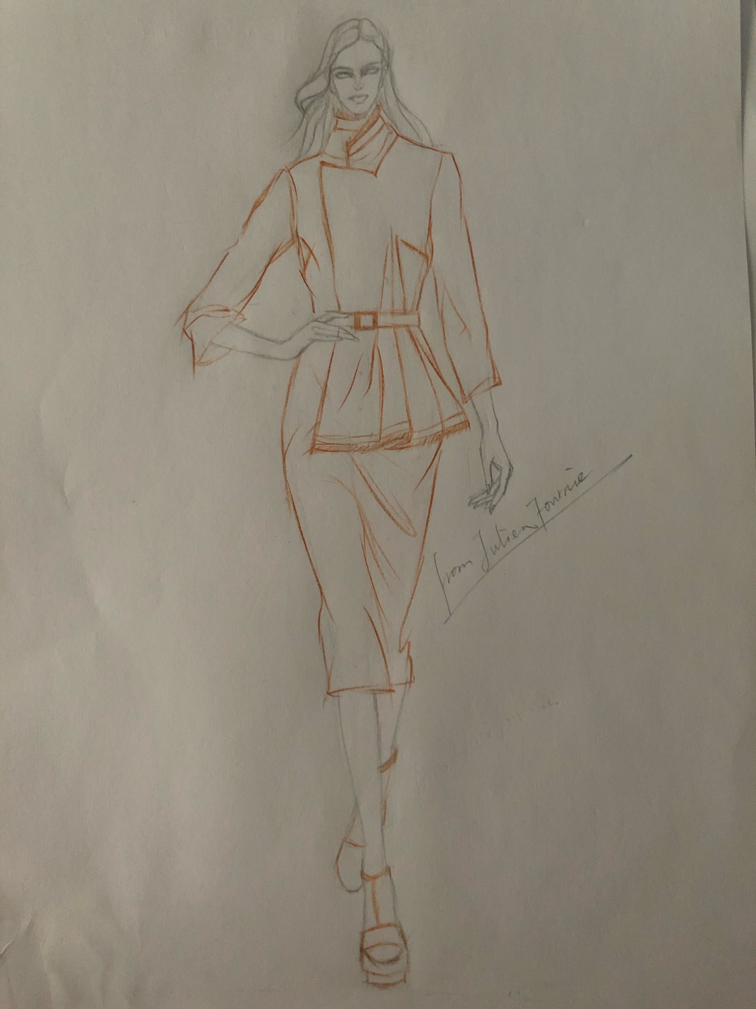 线稿-服装画/服装设计手稿 - 穿针引线服装论坛