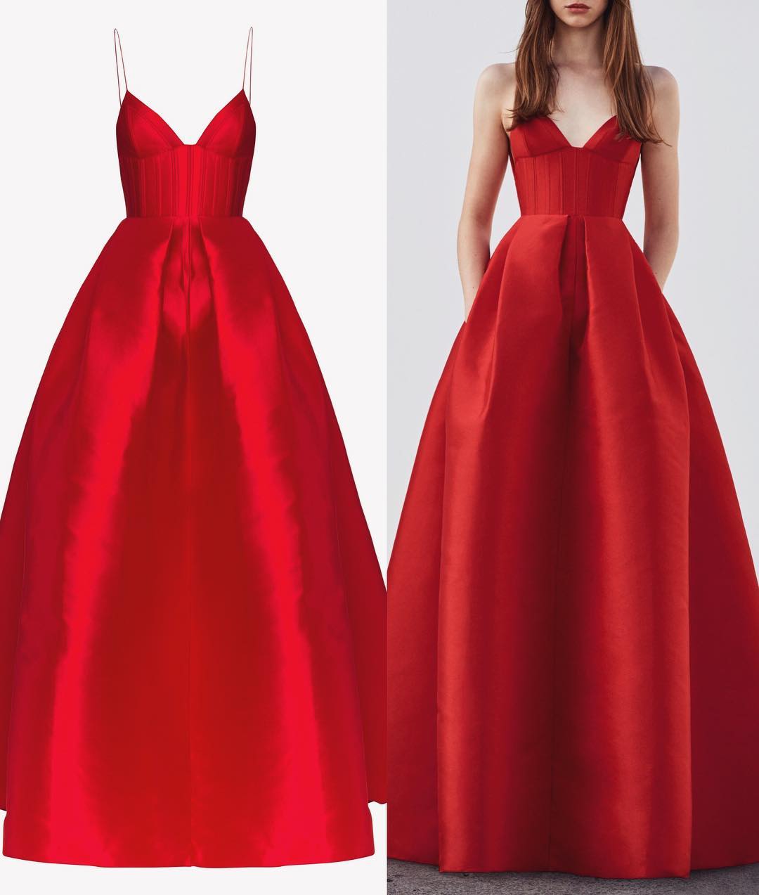 红色系列礼服款式欣赏-服装设计细分领域-男女童 - 穿针引线服装论坛