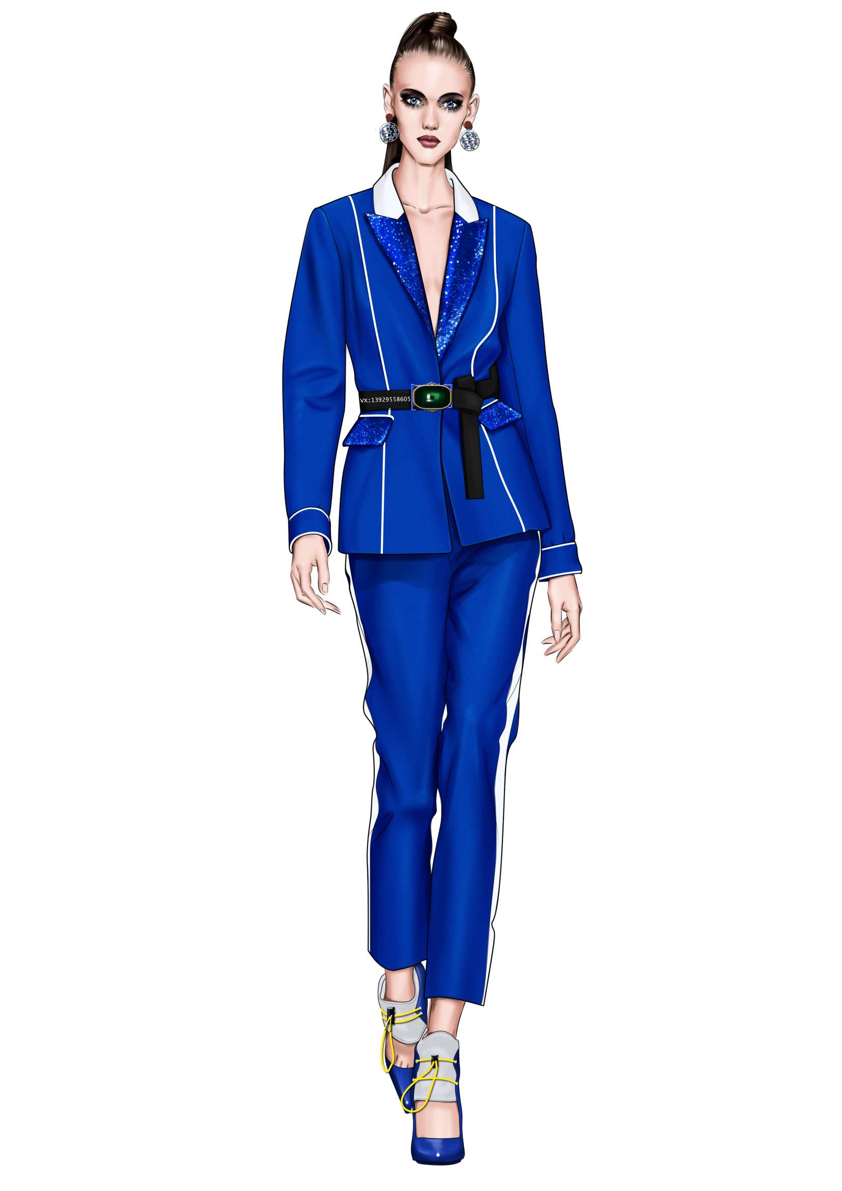 电脑绘图-服装画/服装设计手稿 - 穿针引线服装论坛