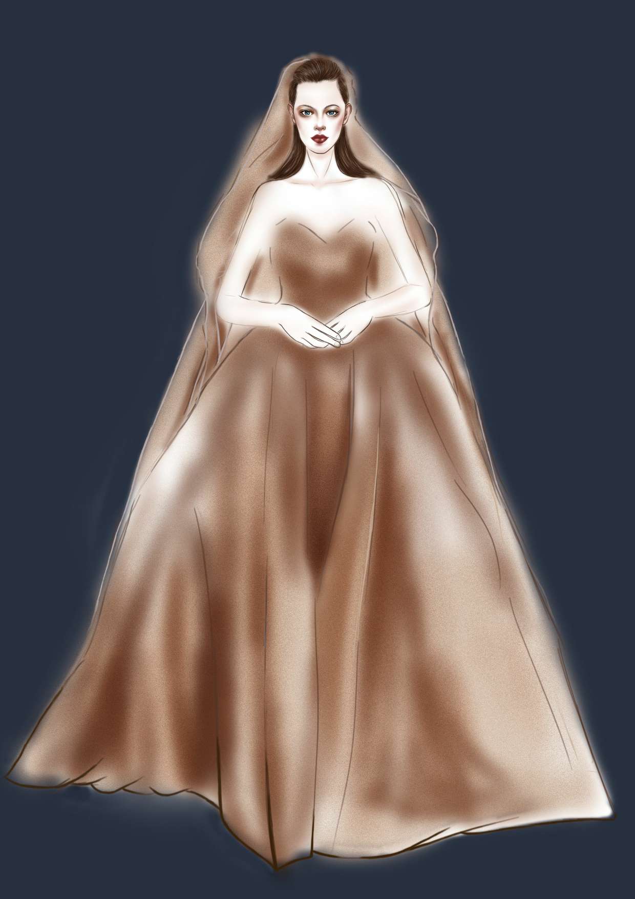 服装手绘板电脑效果图-服装画/服装设计手稿 - 穿针引线服装论坛