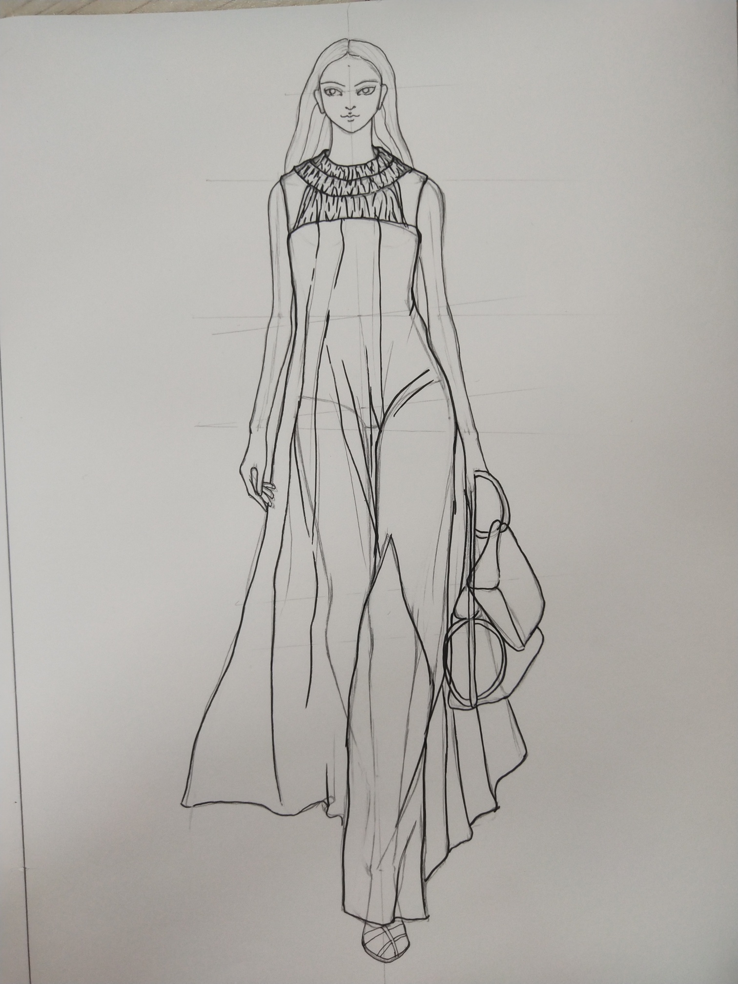 马克笔步骤效果图!