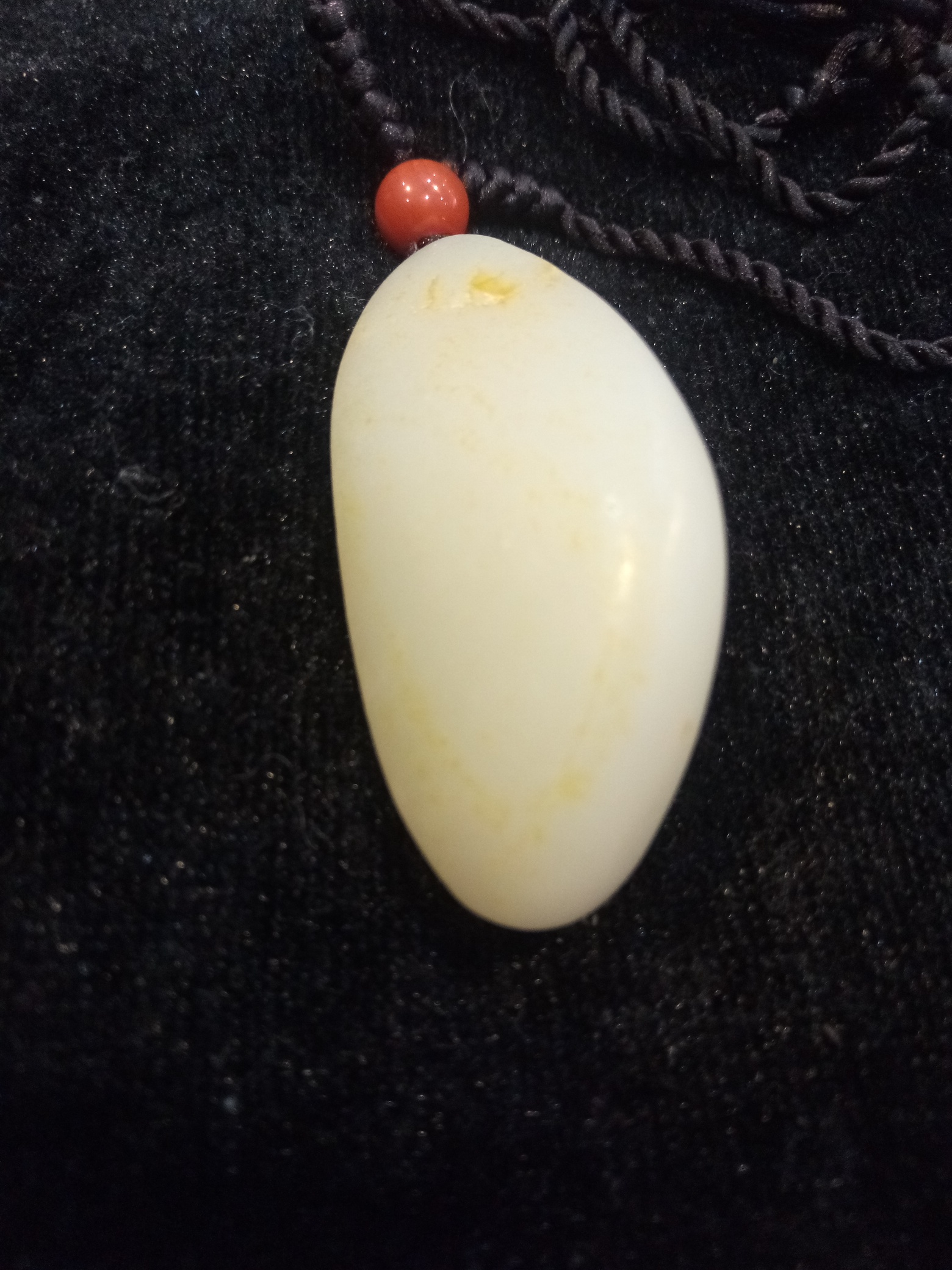 秦宇凰坤设计定制～和田玉籽料挂件