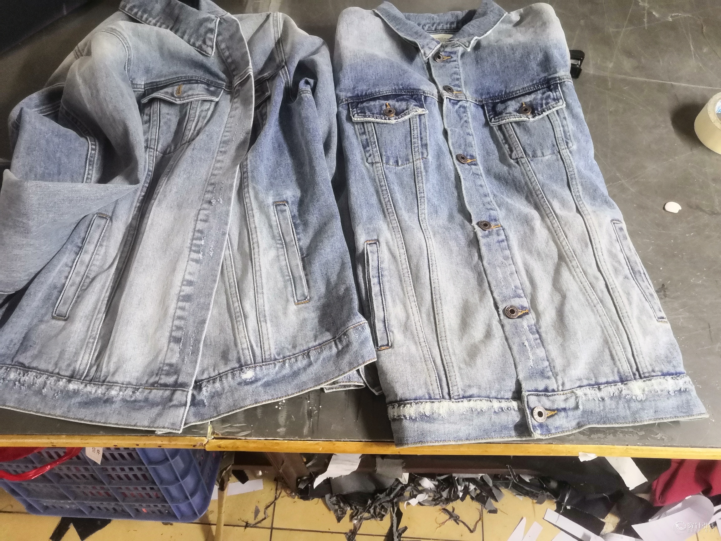 我厂专业做高品质洗水牛仔梭织类服装的工厂