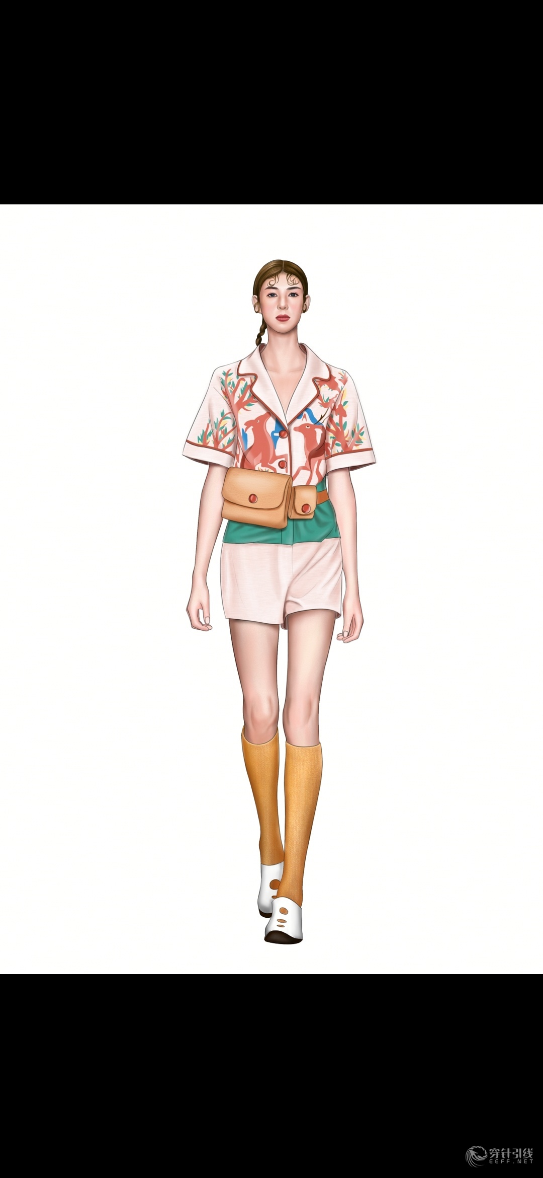 电脑服装效果图-服装画/服装设计手稿 - 穿针引线服装论坛