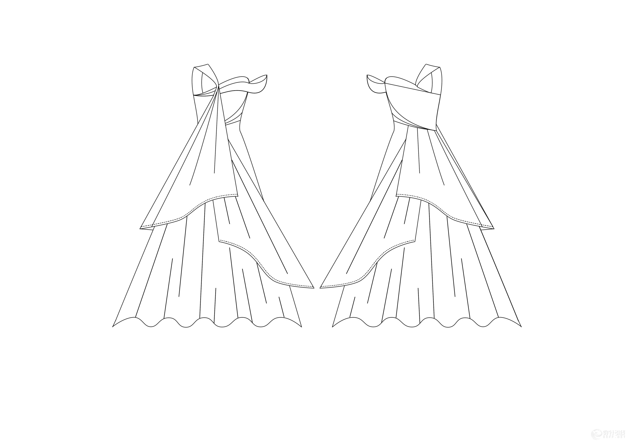 款式图服装设计款式图接单