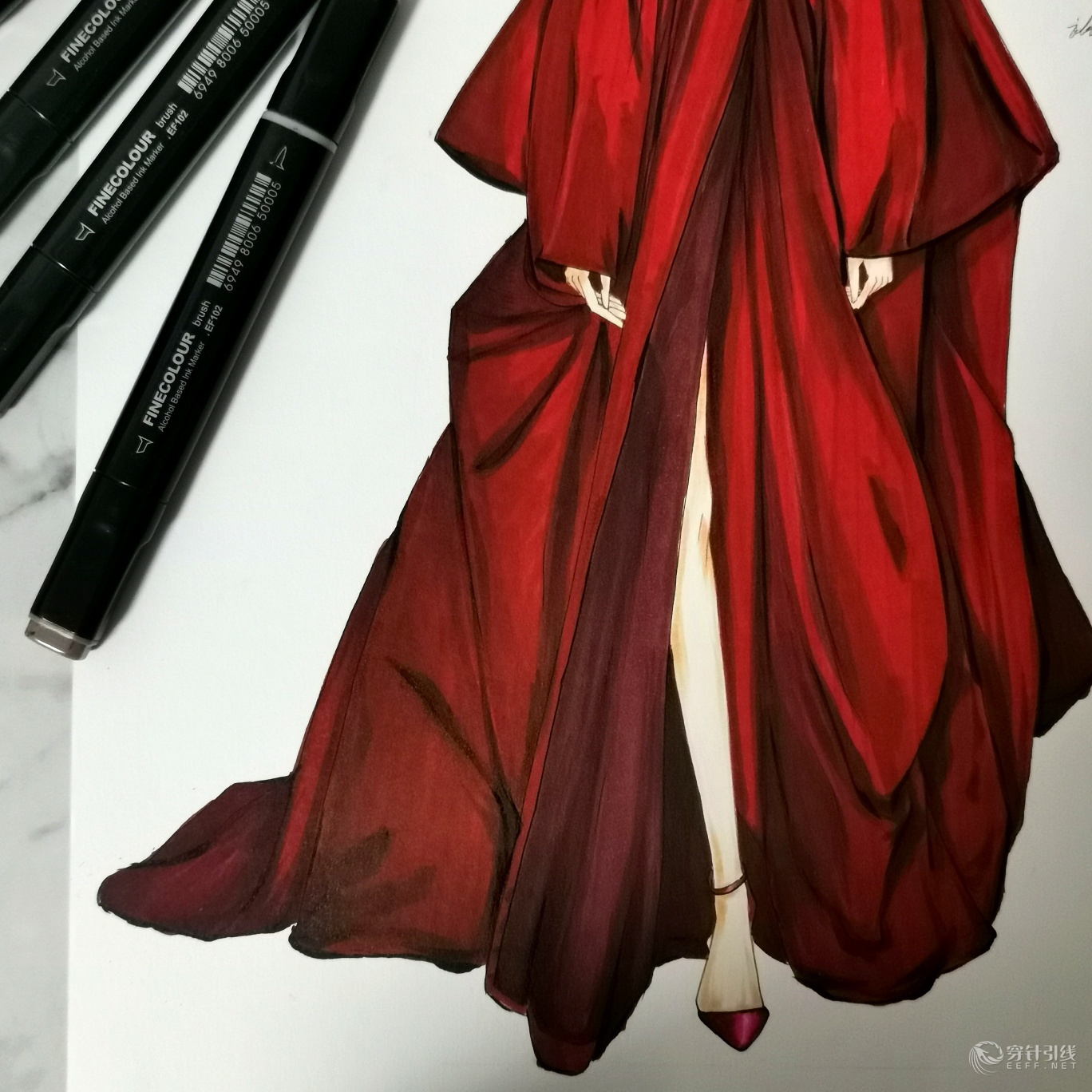 valentino-服装画/服装设计手稿 - 穿针引线服装论坛