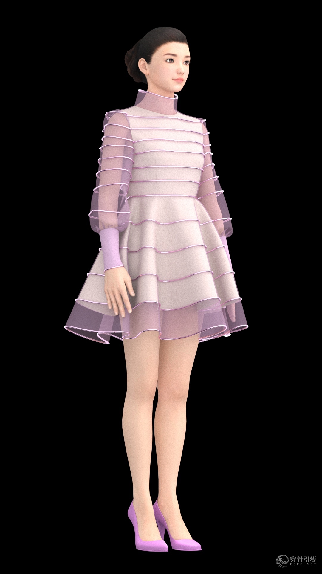 style3d服装建模软件成衣效果