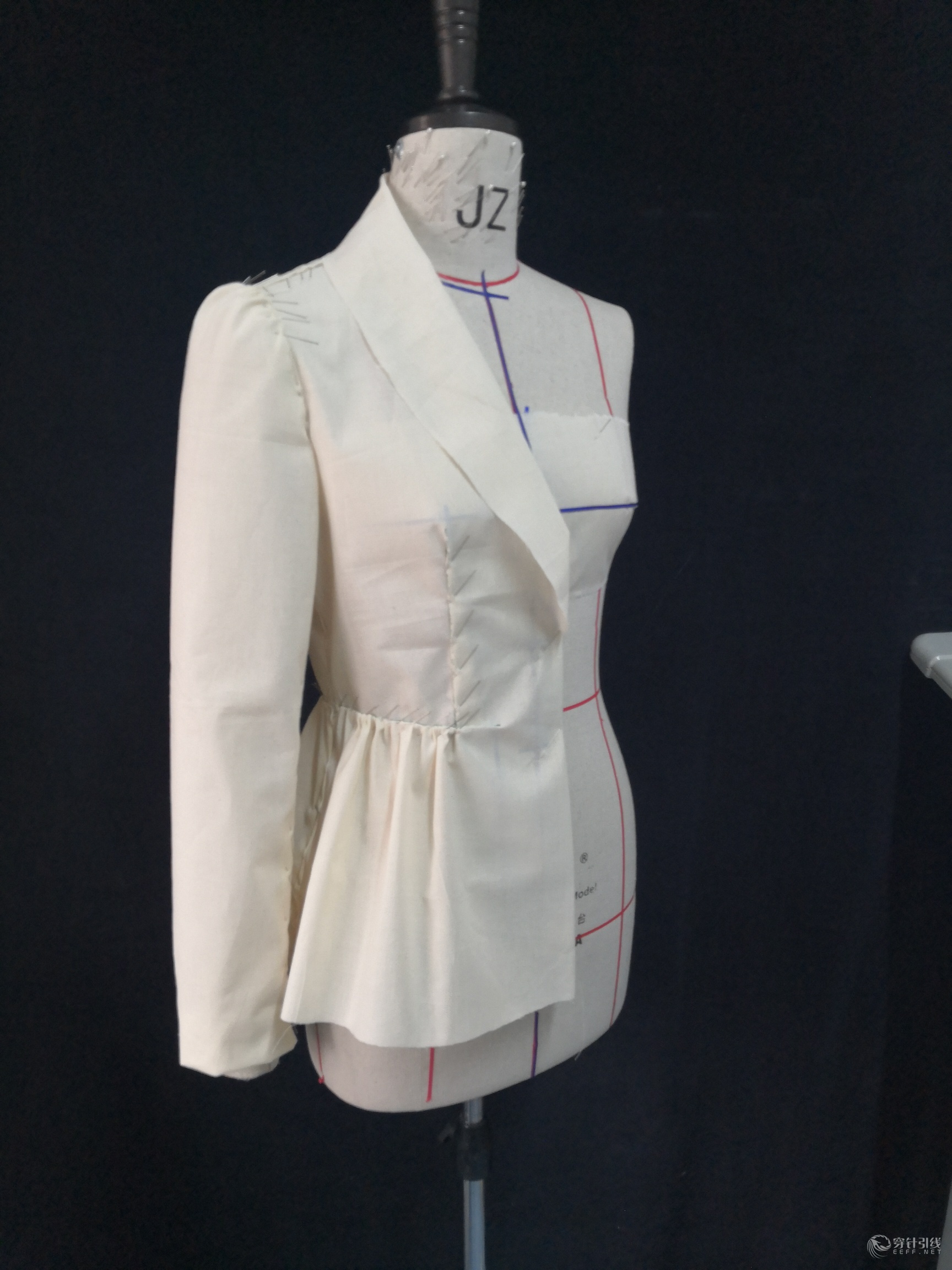 [女装纸样] 立裁西服