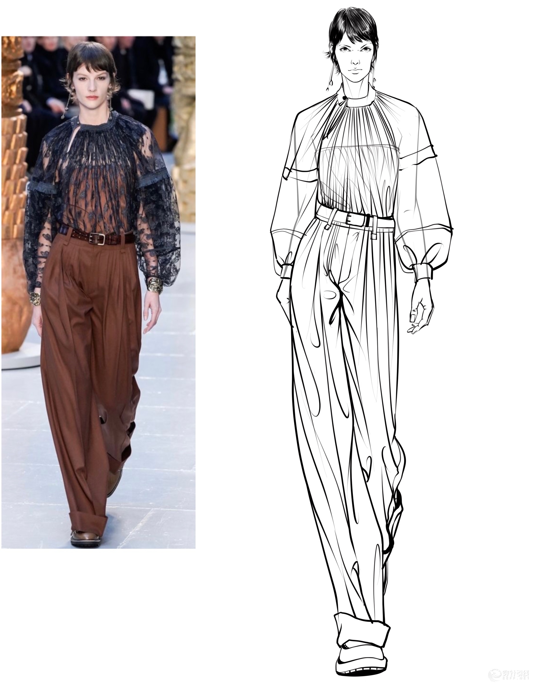 时装画绘画步骤